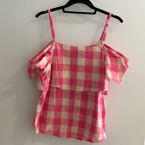 Bright pink summer top